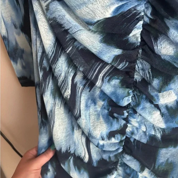 Stylish Blue Patterned Abercrombie Dress - Picture 6 of 8